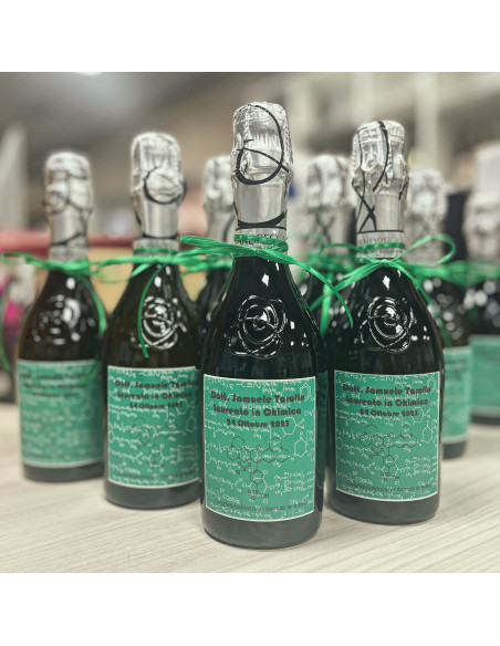 BOTTIGLIA VINO PERSONALIZZATA 375 ML PROSECCO VALDOBBIADENE DIRUPO BRUT 2021 ANDREOLA