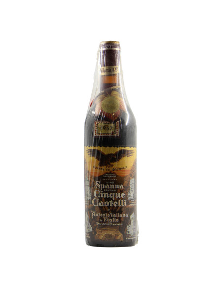 SPANNA CANTINA CINQUE CASTELLI 1967 ANTONIO VALLANA