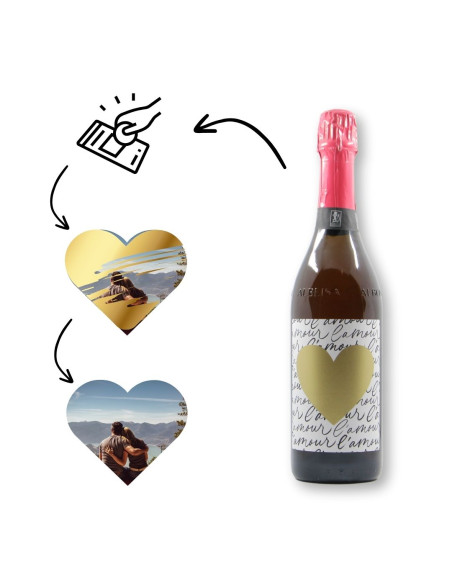 CONFEZIONE REGALO SPUMANTE CUORE GRATTA & VINCI ADRIANO MARCO E VITTORIO