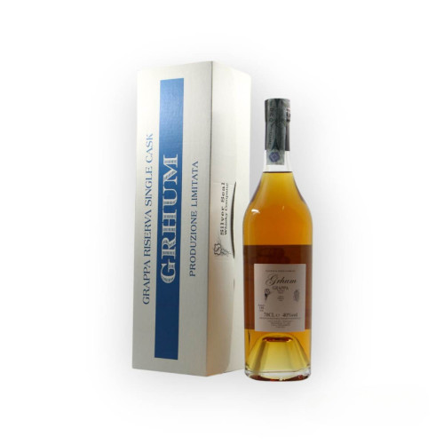 GRAPPA PERSONALIZZABILE GRHUM RISERVA PINOT NOIR AGED IN DEMERARA RUM CASK SILVER SEAL