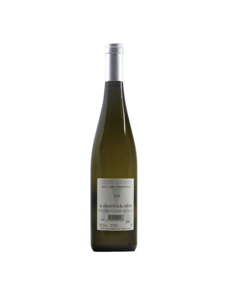 BOTTIGLIA VINO PERSONALIZZATA MULLER THURGAU 2023 MARTINI & SOHN