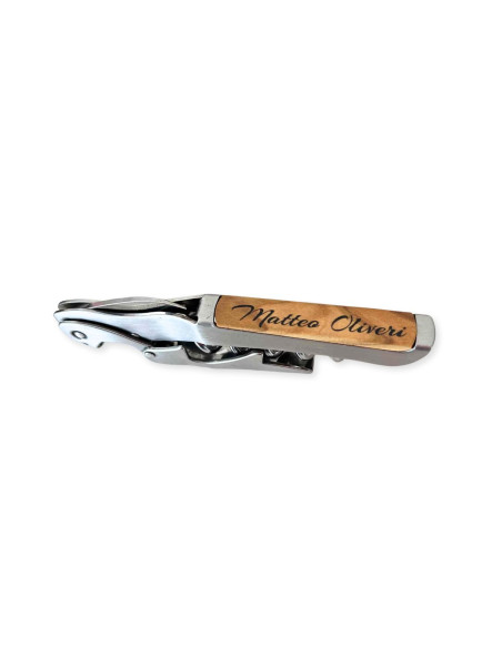 CAVATAPPI PROFESSIONALE PERSONALIZZATO IN LEGNO OLIVE