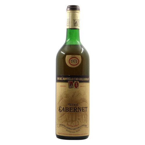 CABERNET 1971 CANTINA MONTELLIANA DEI COLLI ASOLANI
