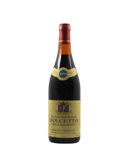 DOLCETTO DELLA ROCCHETTA 1978 GIORGIO CARNEVALE