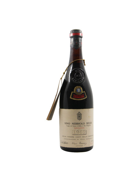 NEBBIOLO SECCO RISERVA CREMOSINA 1962 BERSANO