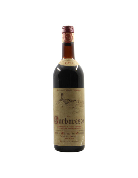 BARBARESCO 1971 MARIO MINUTO FU GIOVANNI