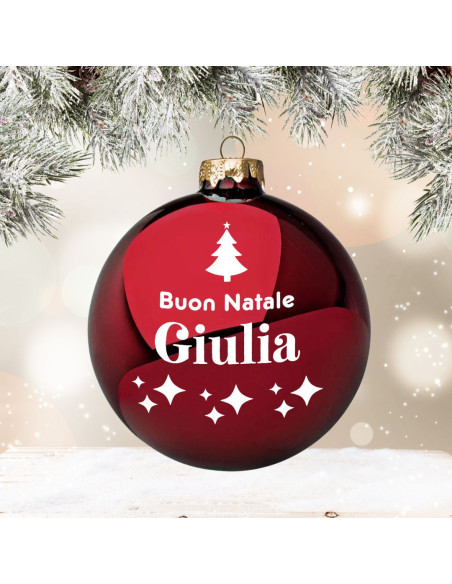 PALLINE DI NATALE PERSONALIZZATE