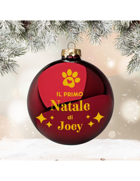 PALLINE DI NATALE PERSONALIZZATE