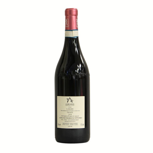 BOTTIGLIA VINO PERSONALIZZATA LANGHE FREISA 2019 ADRIANO MARCO E VITTORIO