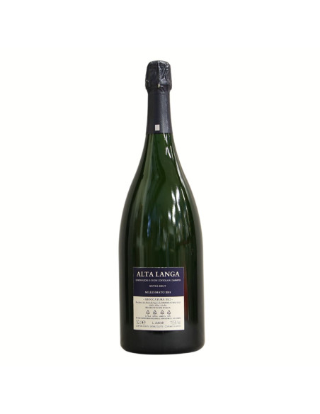 BOTTIGLIA VINO PERSONALIZZATA ALTA LANGA MAGNUM EXTRA BRUT 2020 AZIENDA AGRICOLA F.LLI MANERA