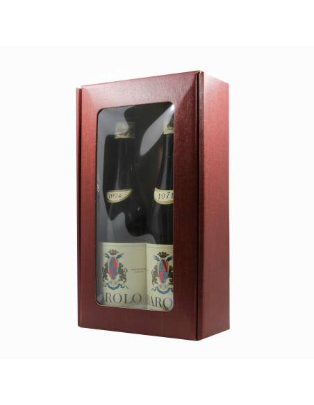 CONFEZIONE REGALO IN CARTONE PER 2 BOTTIGLIE