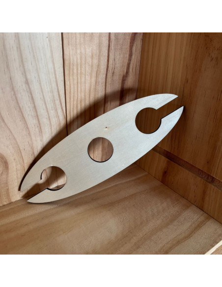 PORTA BOTTIGLIE DI VINO E CALICI IN LEGNO PERSONALIZZATO