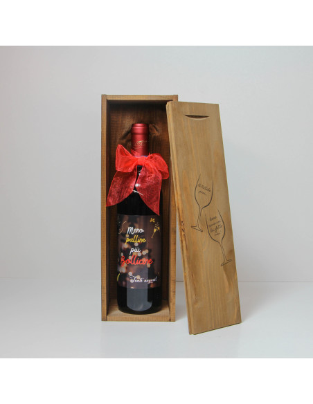 Bottiglia personalizzata Nebbiolo con cassetta