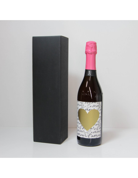 CONFEZIONE REGALO SPUMANTE CUORE GRATTA & VINCI ADRIANO MARCO E VITTORIO