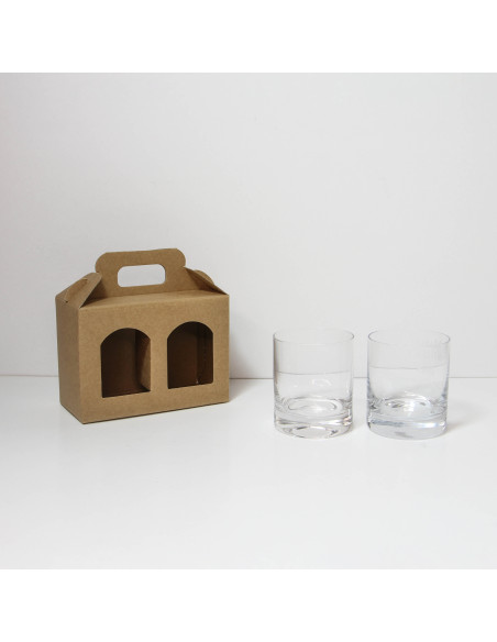 Confezione regalo 2 bicchieri whisky personalizzati