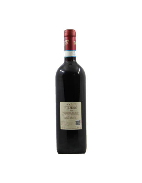BOTTIGLIA VINO PERSONALIZZATA LANGHE NEBBIOLO 2023 LANZAROTTI