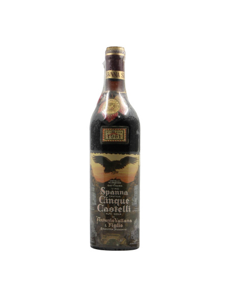 SPANNA CANTINA CINQUE CASTELLI RISERVA 1961 ANTONIO VALLANA