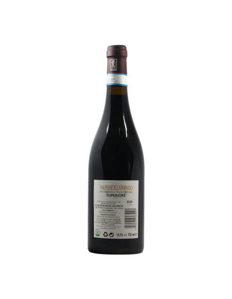 BOTTIGLIA VINO PERSONALIZZATA VALPOLICELLA RIPASSO SUPERIORE 2020 BRIGALDARA