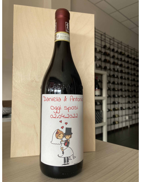 BOTTIGLIA VINO PERSONALIZZATA VALPOLICELLA RIPASSO SUPERIORE 2020 BRIGALDARA
