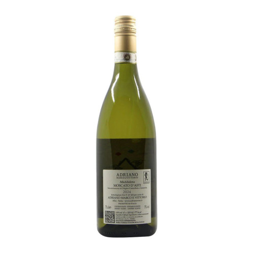 BOTTIGLIA VINO PERSONALIZZATA MOSCATO D'ASTI 2024 ADRIANO MARCO E VITTORIO