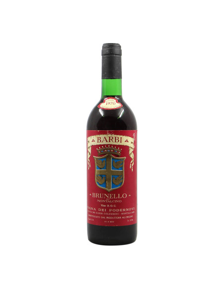 BRUNELLO DI MONTALCINO RISERVA VIGNA DEI PODERNOVI 1970 FATTORIA DEI BARBI