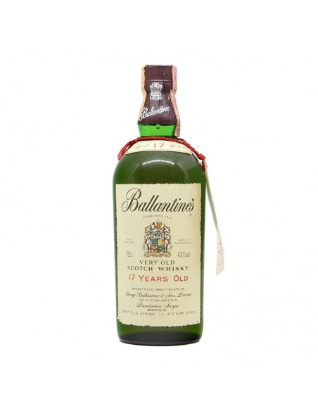 BALLANTINE'S VERY OLD SCOTCH WHISKY 17 YEARS OLD MATURED IN OAK CASK 43 1971 GEORGE BALLANTINE