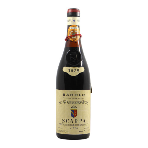 BAROLO 1978 SCARPA