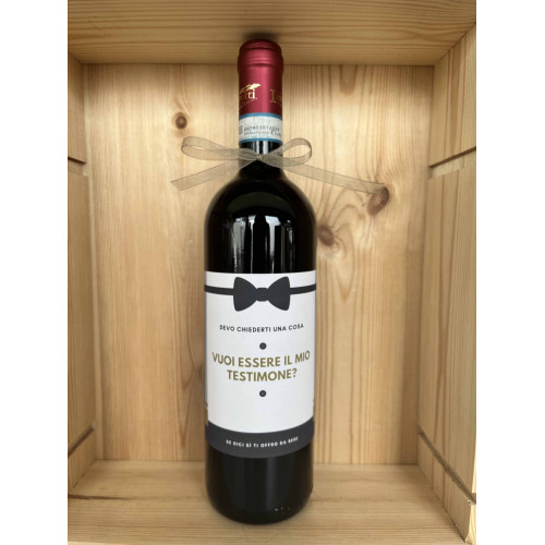 BOTTIGLIA VINO PERSONALIZZATA LANGHE NEBBIOLO