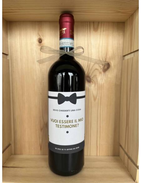 BOTTIGLIA VINO PERSONALIZZATA LANGHE NEBBIOLO