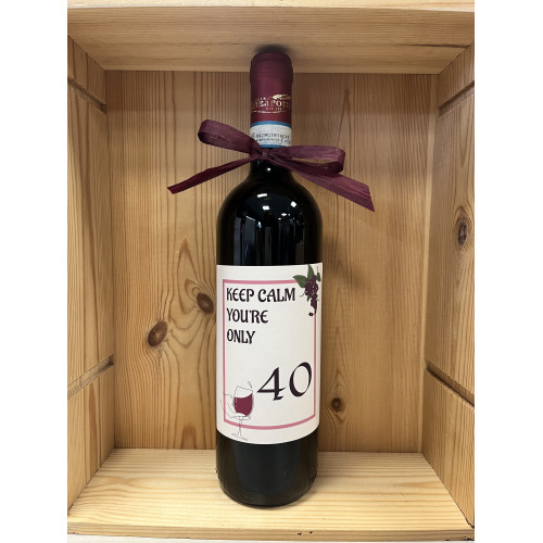 BOTTIGLIA VINO PERSONALIZZATA BARBERA D'ALBA DOC