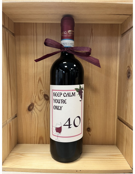 BOTTIGLIA VINO PERSONALIZZATA BARBERA D'ALBA DOC