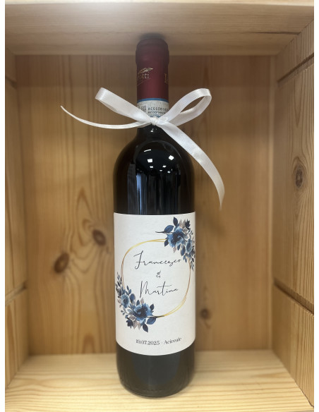 BOTTIGLIA VINO PERSONALIZZATA CHIANTI ROCCIALTA