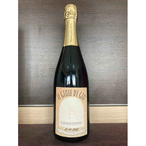 BOTTIGLIA VINO PERSONALIZZATA FRANCIACORTA ROSE' ATHENA