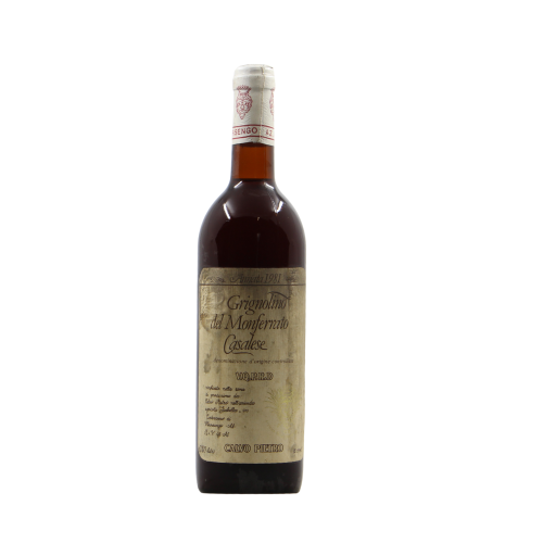 GRIGNOLINO DEL MONFERRATO CASALESE 1981 DA CALVO PIETRO