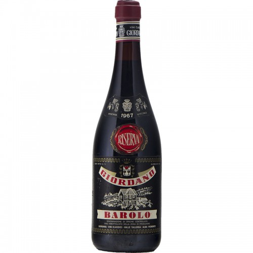 BAROLO RISERVA 1967 GIORDANO Grandi Bottiglie