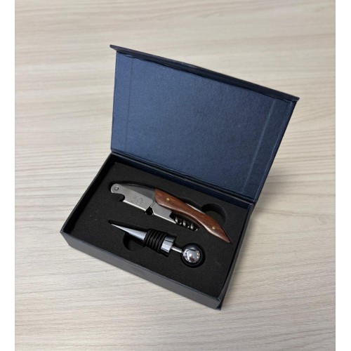 Apribottiglie in Legno Personalizzato con Scatola Regalo | Gadget Aziendale