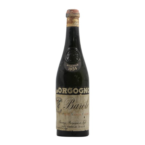 BAROLO RISERVA CLEAR COLOUR 1954 BORGOGNO GIACOMO