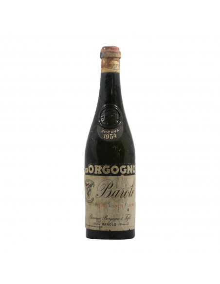 BAROLO RISERVA CLEAR COLOUR 1954 BORGOGNO GIACOMO