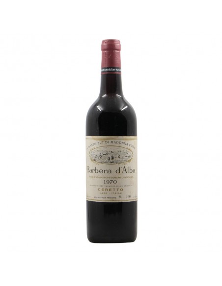 BARBERA D'ALBA VIGNETO BUT DI MADONNA COMO 1970 CERETTO