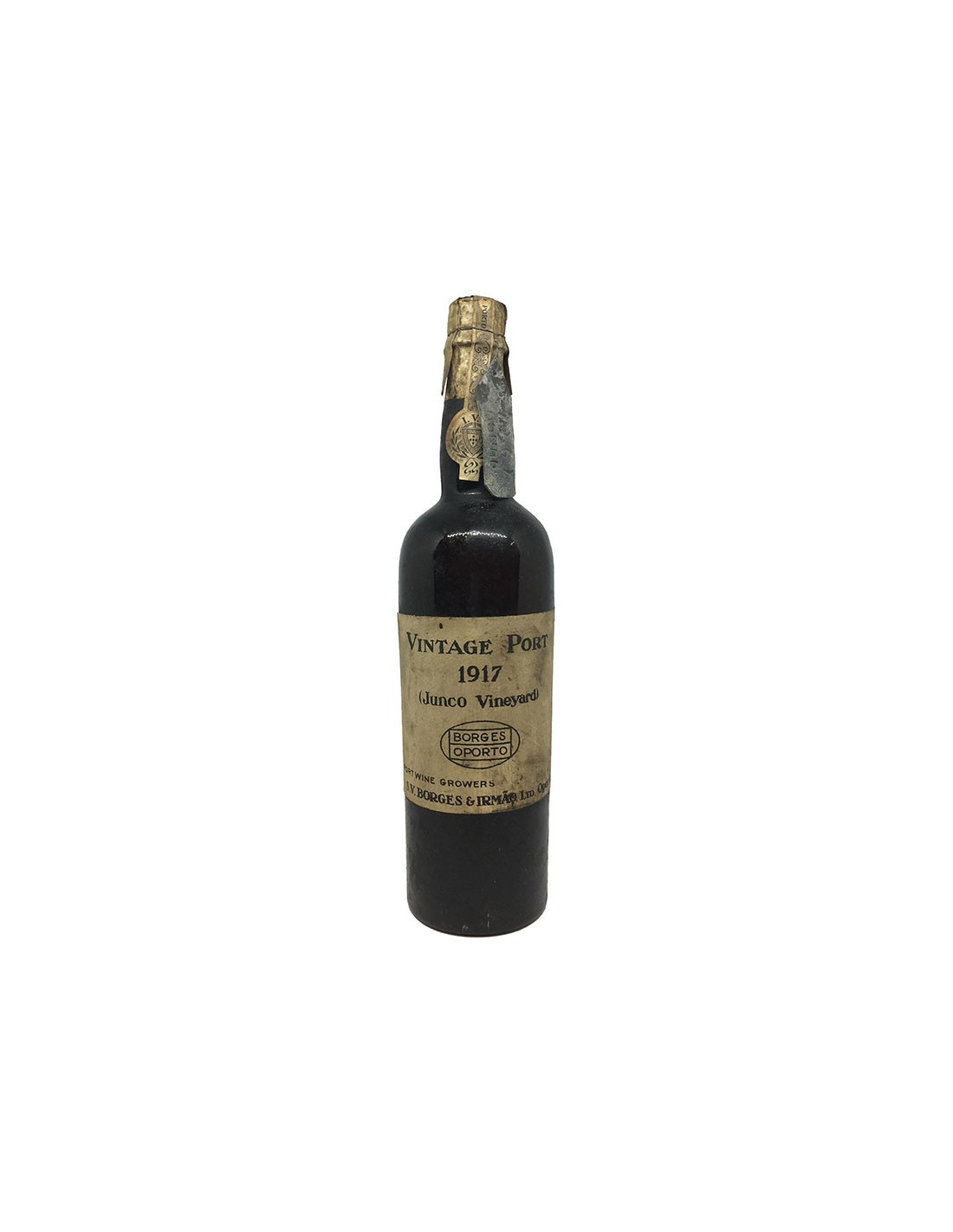 VINTAGE PORTO JUNCO 1917 BORGES & IRMAO Grandi Bottiglie