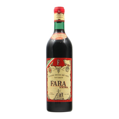 FARA BOTTIGLIA STORICA 1958 CANTINA SOCIALE DEI COLLI NOVARESI Grandi Bottiglie