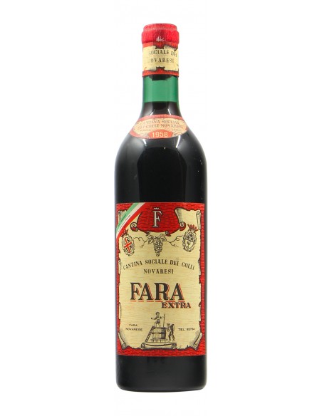 FARA BOTTIGLIA STORICA 1958 CANTINA SOCIALE DEI COLLI NOVARESI Grandi Bottiglie