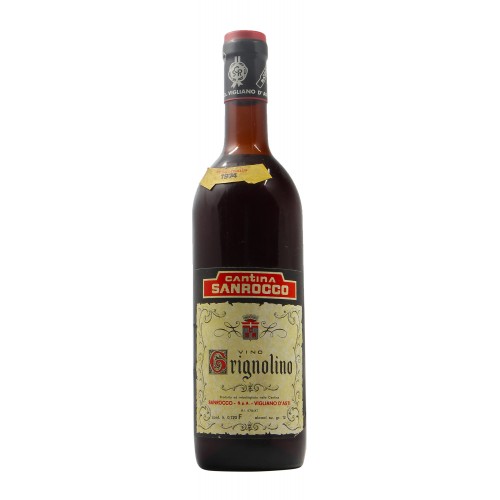 GRIGNOLINO 1974 SANROCCO Grandi Bottiglie