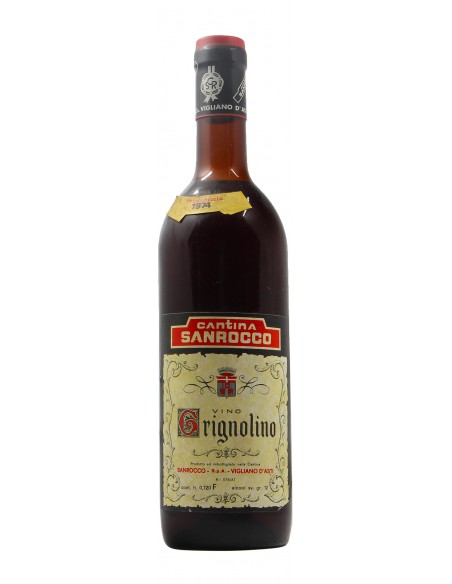 GRIGNOLINO 1974 SANROCCO Grandi Bottiglie