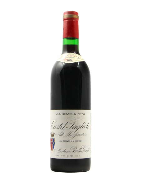 CASTEL TAGLIOLO ALTO MONFERRATO VIGNETO RIONDONI 1974 MARCHESE PINELLI GENTILE Grandi Bottiglie