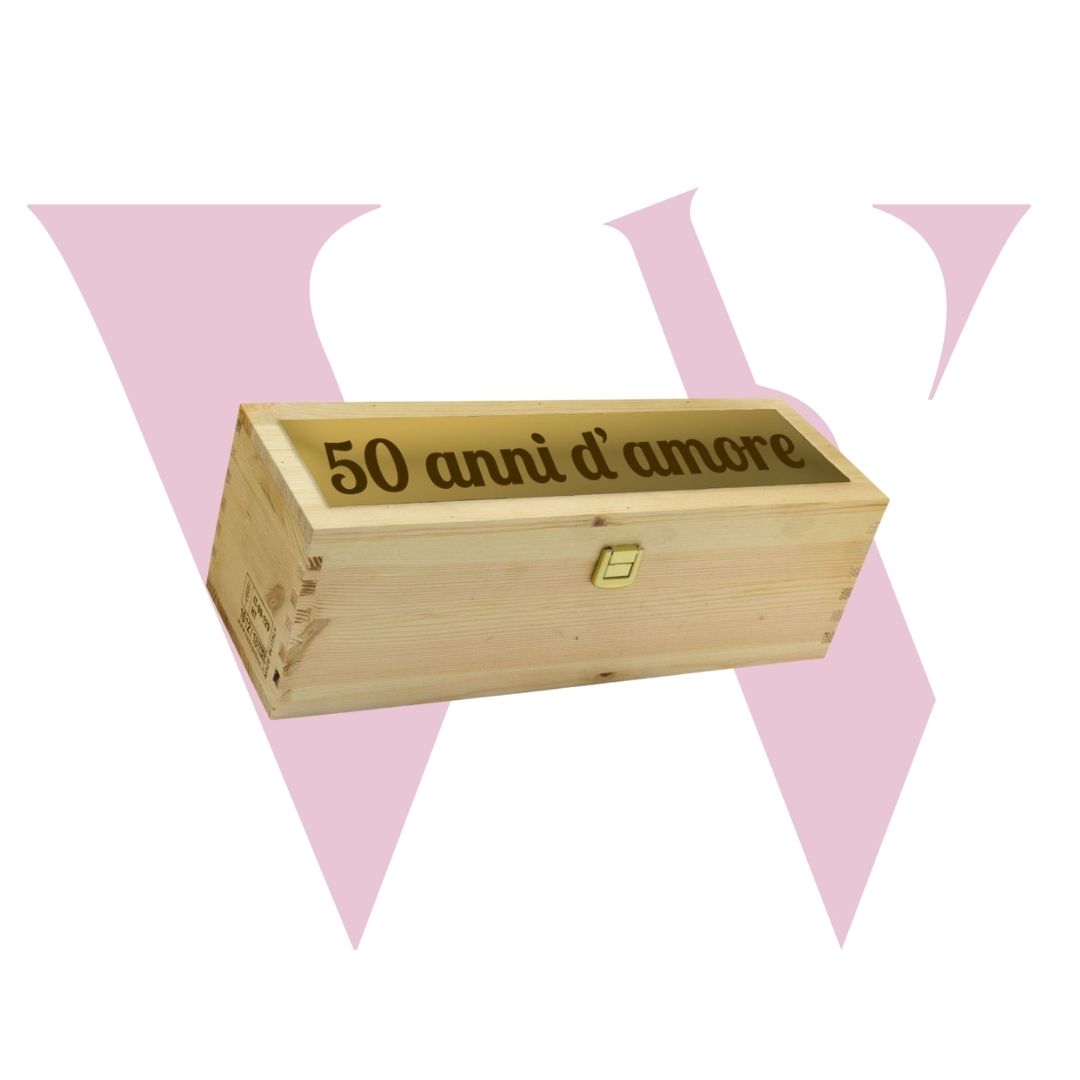 cassetta in legno per vino