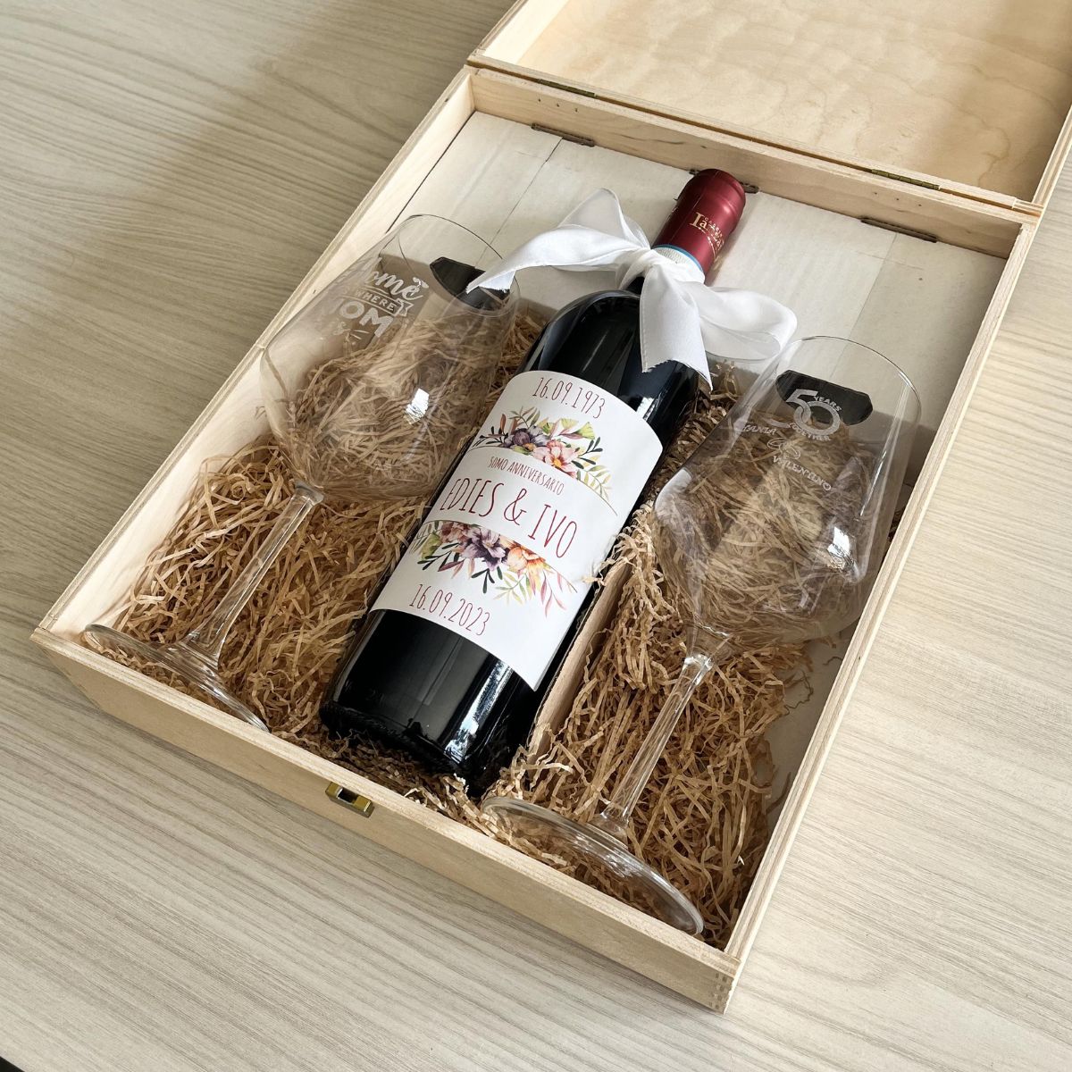 Bottiglia vino personalizzata