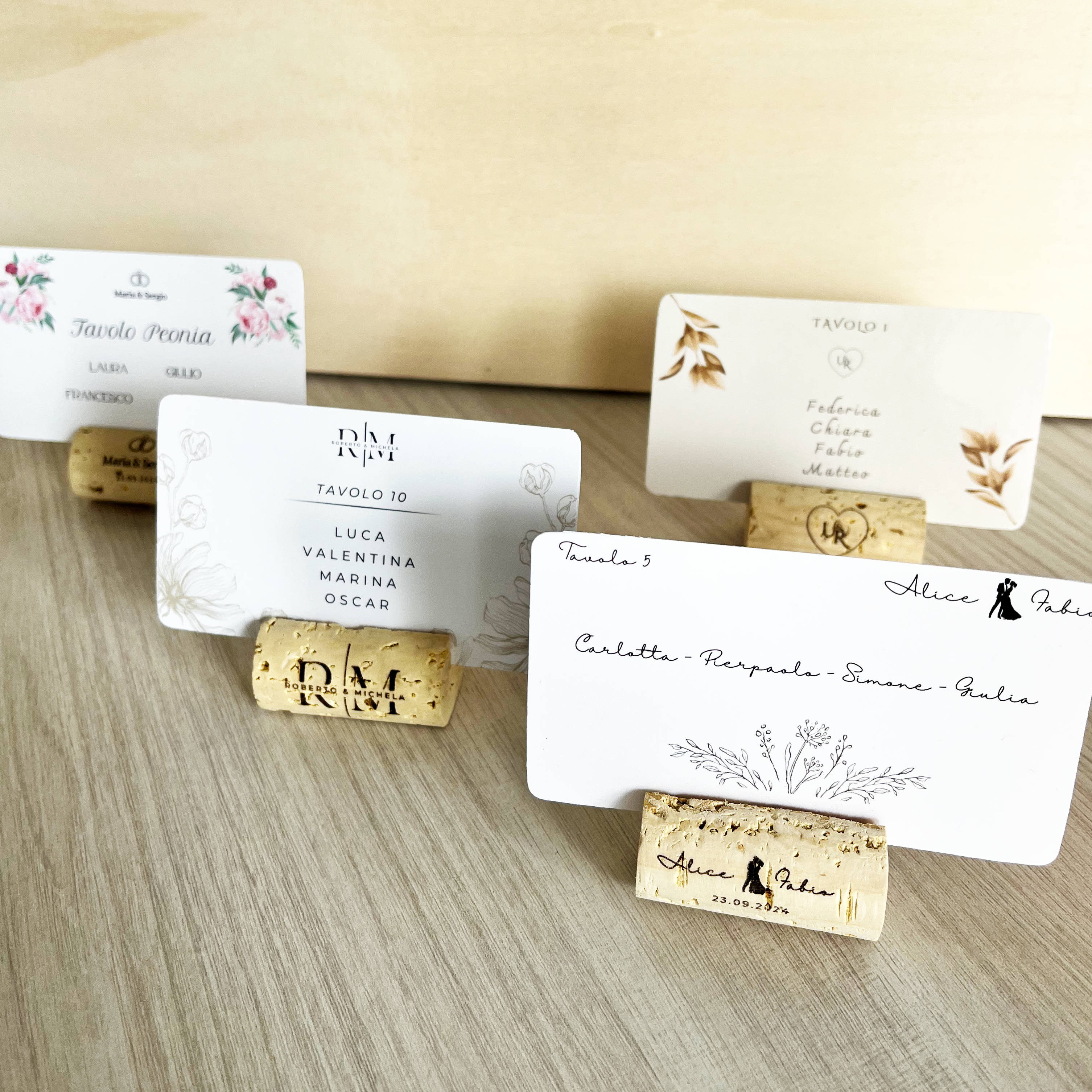 Segnaposti matrimonio