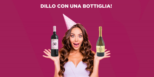 Dillo con una bottiglia: 5 etichette di vino personalizzate per il compleanno