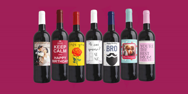 Bottiglie di vino personalizzate: un regalo originale per tantissime occasioni!